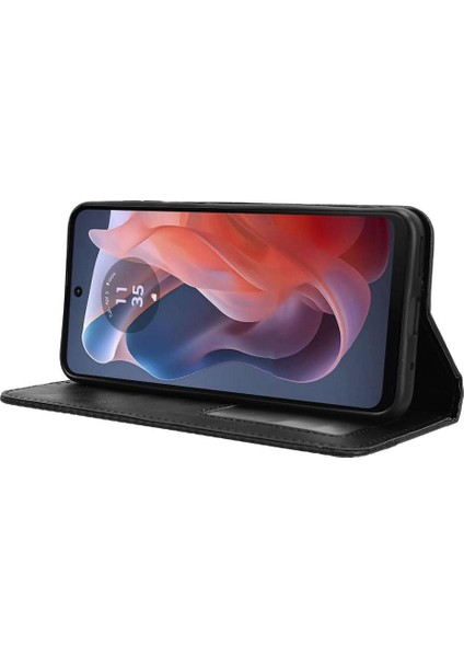 Motorola Moto G Oynamak Için Kılıf 4g 2024 Manyetik Kapatma Pu Deri Cüzdan (Yurt Dışından) modelleri