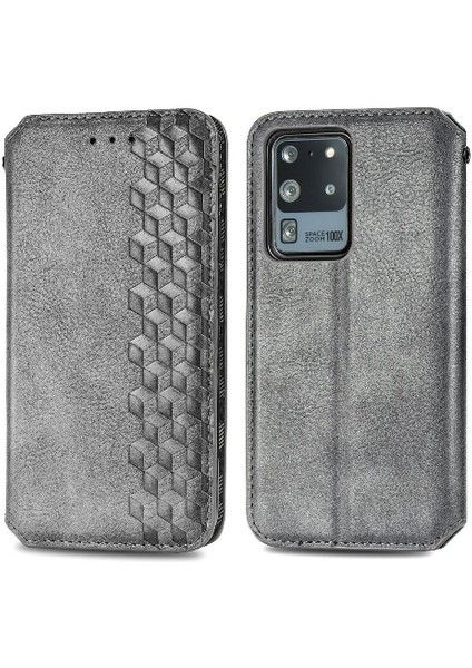 Samsung Galaxy S20 Ultra Moda Tasarım Deri Kılıf Zarif (Yurt Dışından)