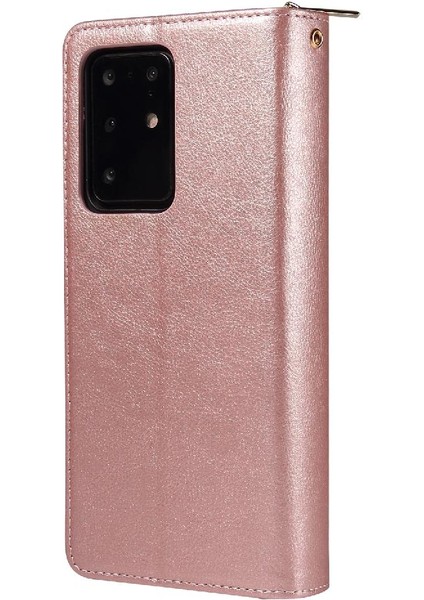 El Kayışı Cüzdan Kılıf ile Samsung Galaxy S20 Ultra Kart Tutucu Için Kılıf (Yurt Dışından) indirimleri