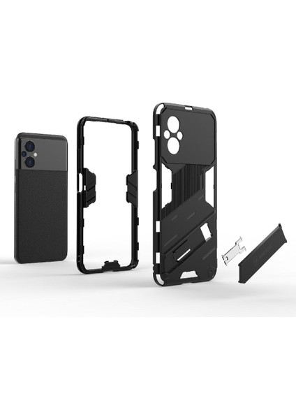 Xiaomi Poco M5 4g Koruyucu Kapak Için Kickstand Sağlam Askeri (Yurt Dışından) modelleri
