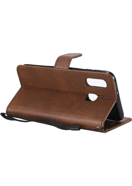Kart Yuvası Klasik Düz Renk Yüksek ile Samsung Galaxy A40 Için Flip Case (Yurt Dışından) fırsatları