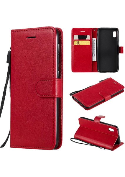 Kart ile Samsung Galaxy A10E Iş Cüzdan Telefon Kılıfı Için Flip Case (Yurt Dışından)