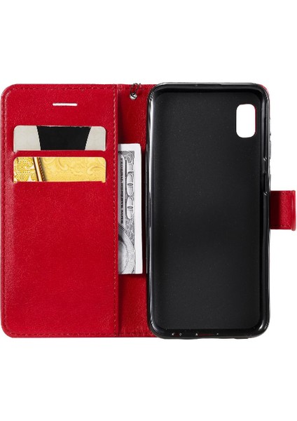 Kart ile Samsung Galaxy A10E Iş Cüzdan Telefon Kılıfı Için Flip Case (Yurt Dışından)