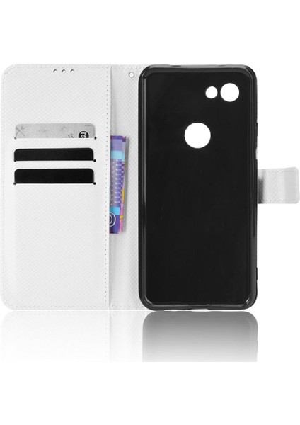Google Piksel 3A Manyetik Cüzdan Kapak Kart Tutucu Kickstand Için Kılıf (Yurt Dışından) modelleri