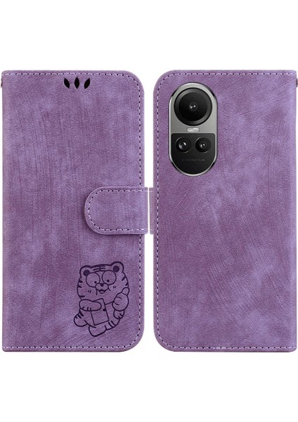 Oppo Oppo 10 Pro 5g Için Kılıf Tutucu Kapak Cüzdan Kılıf Flip Folio Kabartmalı (Yurt Dışından)