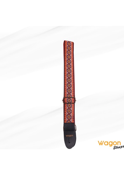 Straps Vintage Serisi Fiery Petal Gitar Askısı