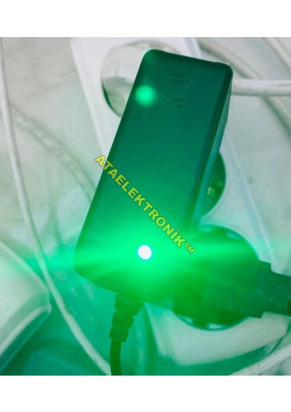 LED IŞIKLI Pilsan Akülü Mini Atv Araba Araç Için Uyumlu - 6 Volt Aküleri Için Adaptör Şarj Cihazı Şarz Aleti Otomatik Voltaj Kesicili + Krokodil Timsah Kablolu Maşalı - 1.2 Amper 7.8V
