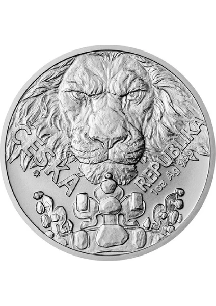 Czech Lion  2023 1 Ons 31.10 Gram Gümüş Sikke Coin (999)