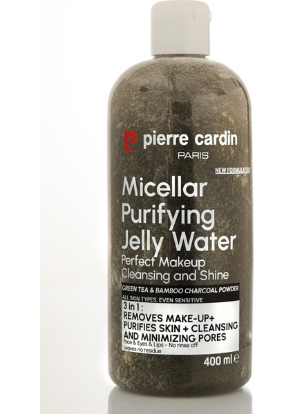 Gently Cleansing Micellar Water With Charcoal Powder & Green Tea-Makyaj Temizleme Suyu