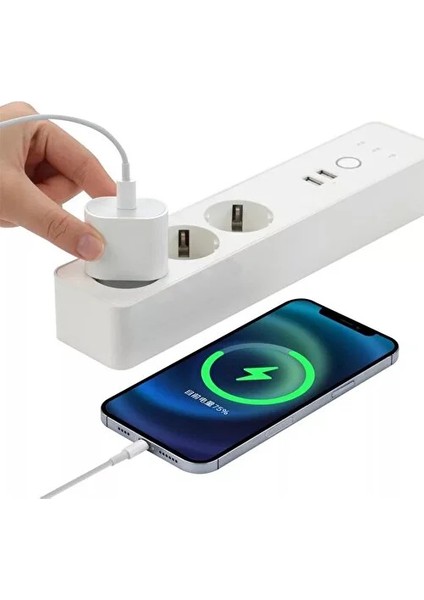 Apple iPhone Hızlı 20W USB C Adaptör Başlık ve Kablo