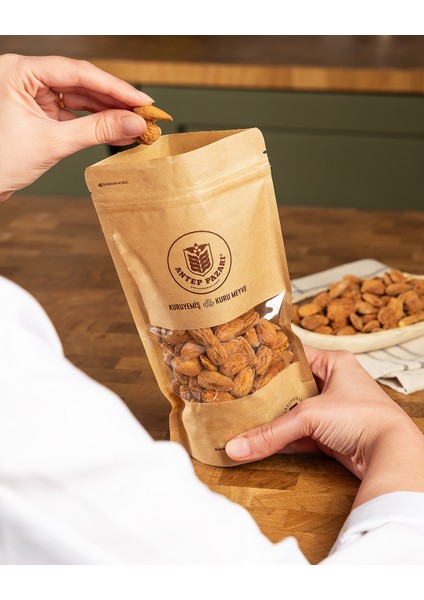ANTEP PAZARI Kavrulmuş Yerli Badem İçi- 400 Gr