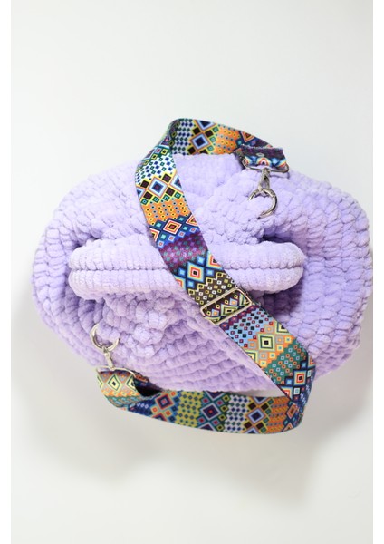 Lila Kadife Ipli Şık Clutch Çanta fırsatları