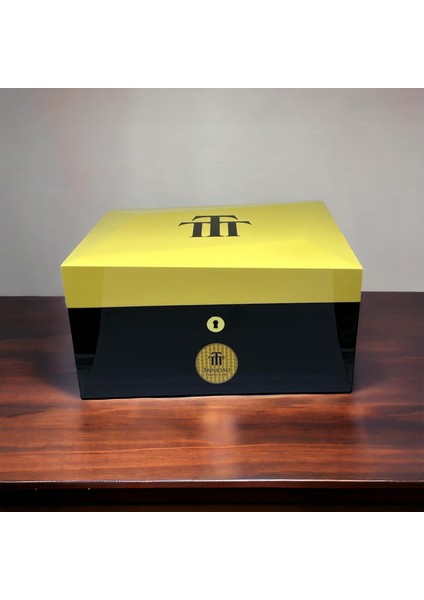 Trinidad Ispanyol Sedir Sarı Humidor Puro Kutusu 50's