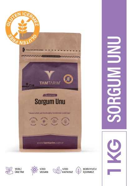 (Glutensiz) Sorgum Unu 1 kg