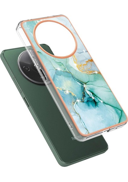 Xiaomi Redmi A3 Mermer Desen Yumuşak Tampon Koruma Için Kılıf Ince Tpu (Yurt Dışından) modelleri