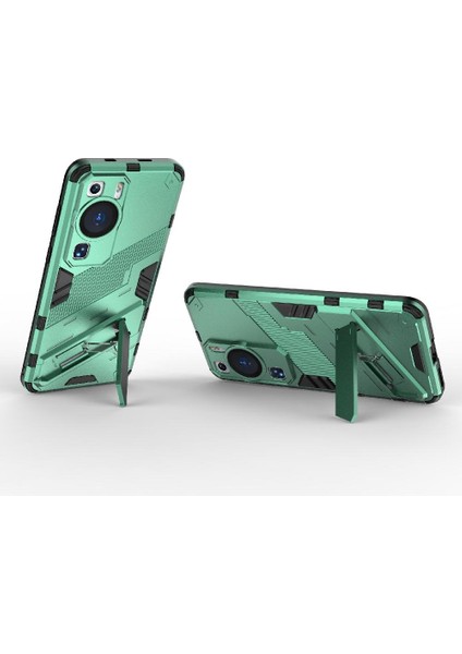 Huawei P60 Kickstand Sağlam Askeri Koruyucu Kapak Için Kılıf (Yurt Dışından) modelleri