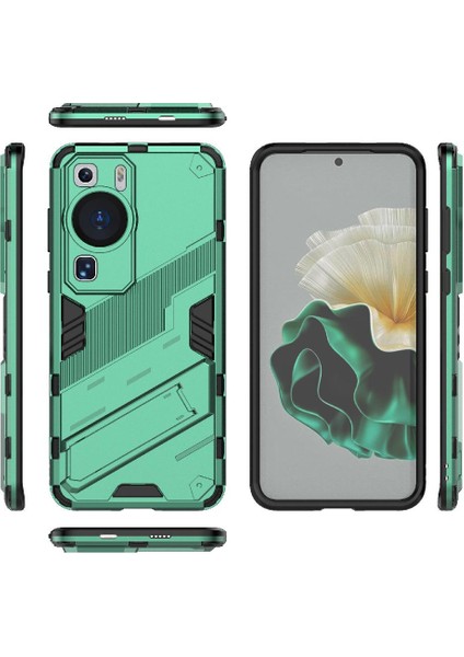 Huawei P60 Kickstand Sağlam Askeri Koruyucu Kapak Için Kılıf (Yurt Dışından) indirimleri
