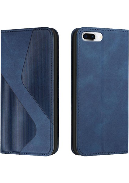 IPhone IPhone 6 Için Kılıf Artı/6s Artı Kart Yuvaları Tutucu Pu Deri Folio (Yurt Dışından)