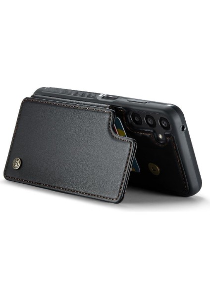 Samsung Galaxy A25 5g Kart Tutucu Pu Deri Rfıd Için Caseme Cüzdan Kılıf (Yurt Dışından)