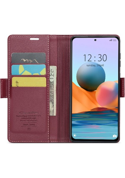Xiaomi Redmi Not 10 Pro 4g Anti Dolandırıcılık Kickstand Durumda (Yurt Dışından)