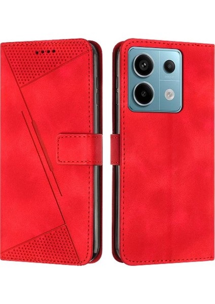 Xiaomi Redmi Için Not 13 Pro 4g Pu Deri Tam Koruma Flip Case (Yurt Dışından)