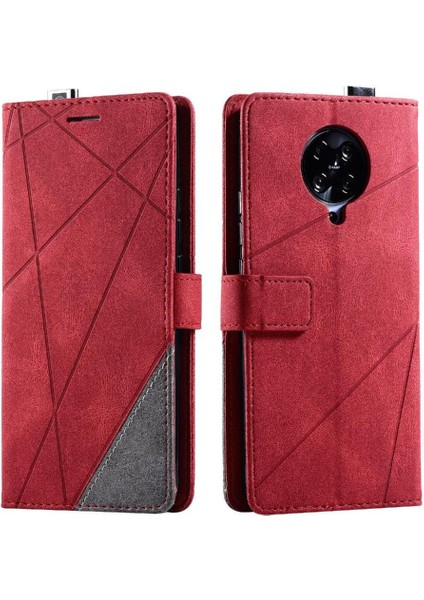 Xiaomi Poco F2 Pro Darbeye Manyetik Cüzdan Flip Folio Pu Kart (Yurt Dışından)