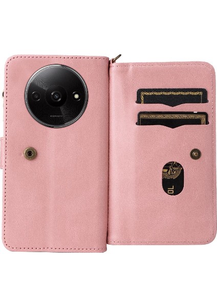 Xiaomi Redmi A3 Fermuar Poket Onbeş Kart Yuvaları Kart Yuvası ile (Yurt Dışından)
