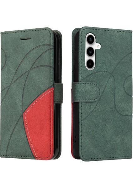Samsung Galaxy A35 5g Için Kılıf Kart Yuvası Standı ile Pu Deri Flip Folio (Yurt Dışından)