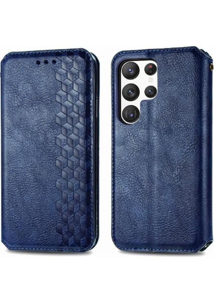 Samsung Galaxy S23 Ultra Cüzdan Fonksiyonu Için Kılıf Moda Tasarım Flip (Yurt Dışından)