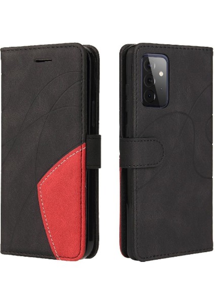 Kart Yuvası ile Samsung Galaxy A72 Pu Deri Flip Folio Kılıf (Yurt Dışından) fiyatları