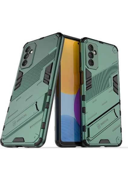 Samsung Galaxy M52 5g Sağlam Askeri Kickstand Koruyucu Kapak (Yurt Dışından)