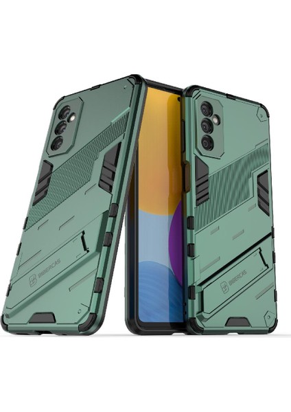 Samsung Galaxy M52 5g Sağlam Askeri Kickstand Koruyucu Kapak (Yurt Dışından)