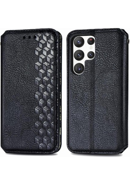 Samsung Galaxy S23 Ultra Cüzdan Fonksiyonu Için Kılıf Moda Tasarım Flip (Yurt Dışından)
