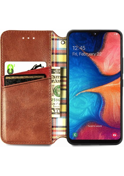 Samsung Galaxy A20E Cüzdan Fonksiyonu Kapak Kapak Kılıf Için Kılıf (Yurt Dışından)