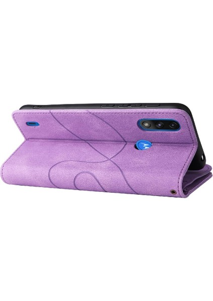 Motorola Moto E7 Güç Kart Yuvası Standı Kickstand Koruyucu (Yurt Dışından)