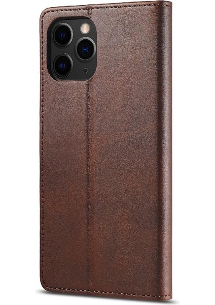 Iphone 12 Için Kılıf Pro Max Buzağı Doku Yatay Çevir Deri Kılıf ile (Yurt Dışından)