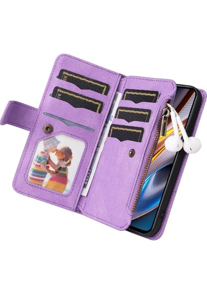 Xiaomi Poco X4 Gt Fermuar Cüzdan Tarzı Dokuz Kart Yuvaları Iki Renkli (Yurt Dışından) indirimleri