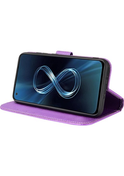 Asus Zenfone 8 Kickstand Kapak Manyetik Cüzdan Kart Tutucu Için Kılıf (Yurt Dışından)