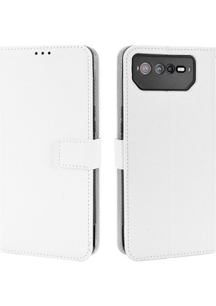 Asus Rog Telefon 6 Kickstand Manyetik Cüzdan Kapak Kart Tutucu Için Kılıf (Yurt Dışından)