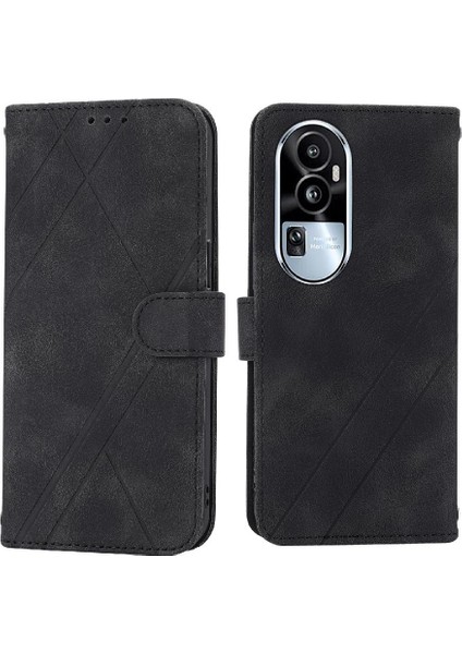 Oppo RENO10 Pro Için Filp Durumda/oppo 10 5g Pu Deri Kapak Bilek Kayışı El (Yurt Dışından)