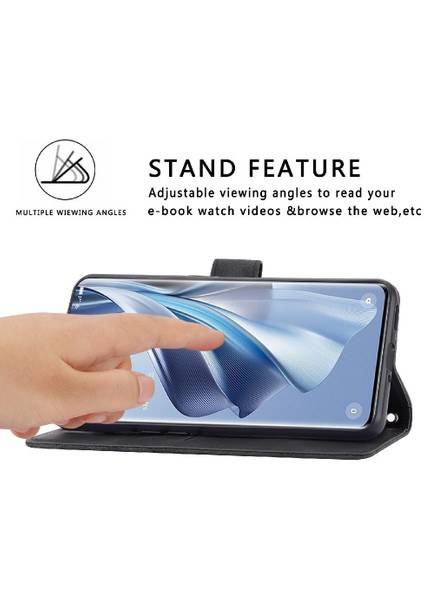 Oppo RENO10 Pro Için Filp Durumda/oppo 10 5g Pu Deri Kapak Bilek Kayışı El (Yurt Dışından) fırsatları