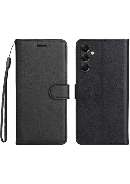Samsung Galaxy A05S Yüksek Kalite Deri Iş Cüzdan Için Flip Case (Yurt Dışından)