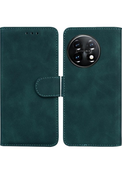 Oneplus 11 Için Flip Case Premium Pu Deri Kart Yuvası Manyetik Standı Tutucu (Yurt Dışından)