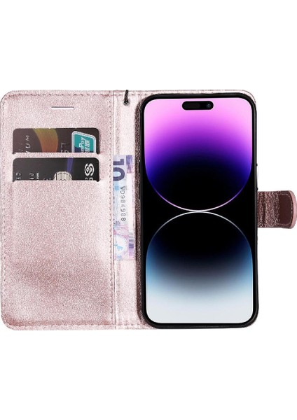 Iphone 15 Için Flip Case Pro Max Iş Cüzdan Telefon Kılıfı Yüksek Kalite (Yurt Dışından)