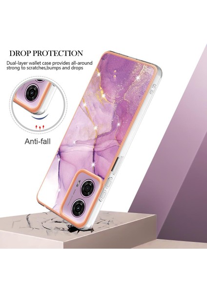 Motorola Moto G24 4G/G04 4g Ince Tpu Mermer Desen Koruma (Yurt Dışından) fiyatları