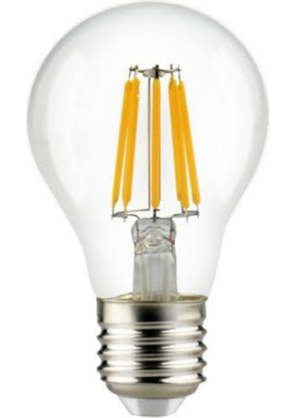 Ledvance 7 Watt E27 Dimlenebilir 2700 Kelvın Sarı Işık A60 806 Lümen E Enerji Flemanlı Şeffaf LED Ampul