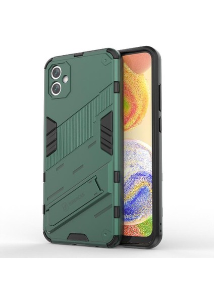 Samsung Galaxy A04E 4g Kickstand Sağlam Askeri Koruyucu Kapak (Yurt Dışından)