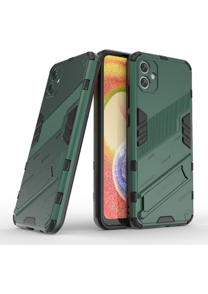 Samsung Galaxy A04E 4g Kickstand Sağlam Askeri Koruyucu Kapak (Yurt Dışından)