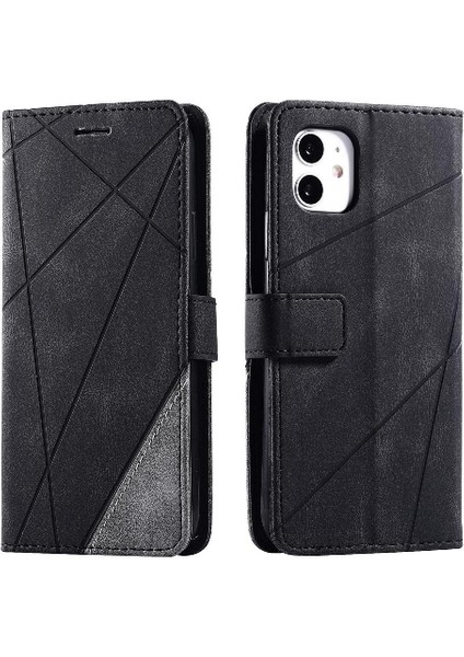 IPhone 11 Için Kılıf Cüzdan Flip Folio Kart Tutucu Kickstand Manyetik Pu (Yurt Dışından)