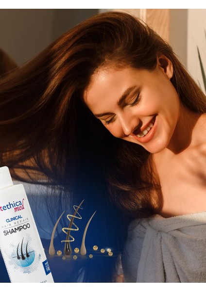 Estethicamed Saç Dökülmelerine Karşı Şampuan - 3 Adet X 250 Ml - Kepek Karşıtı Ve Nemlendirici Etki